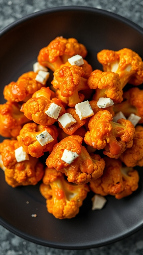 spicy pineapple cauliflower bites