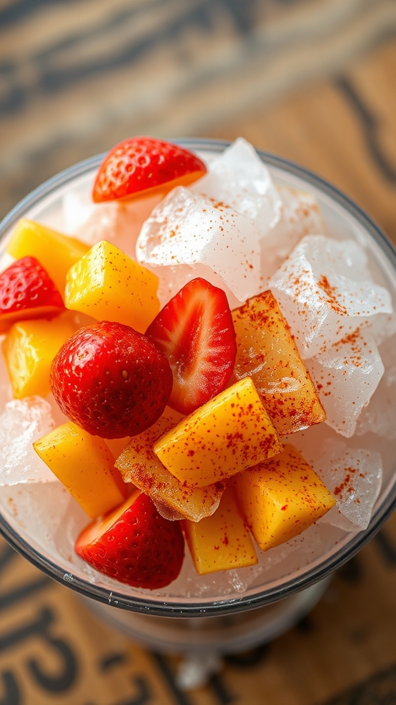 spicy tangy frozen delight