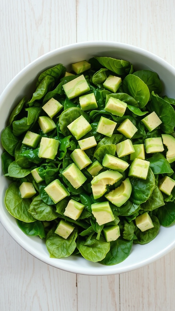 spirulina green goddess salad