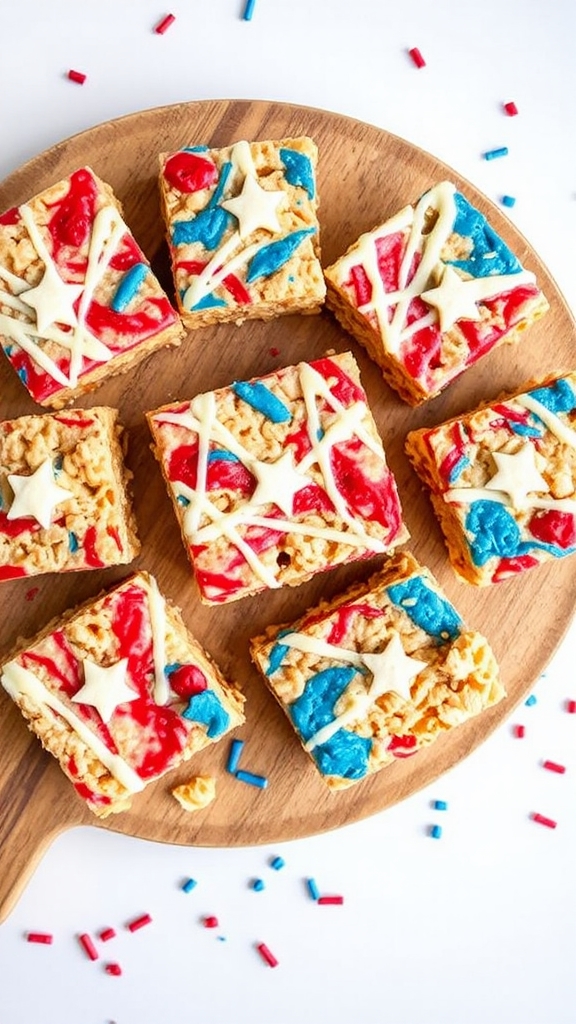 star spangled rice krispie