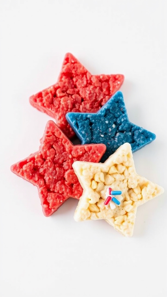 star spangled rice treats