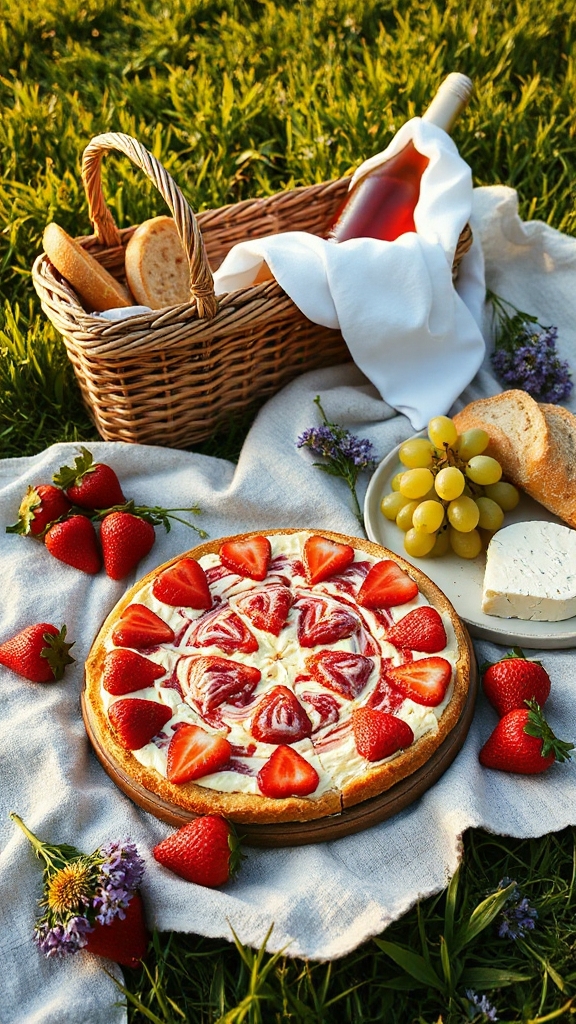 strawberry bars picnic pairings