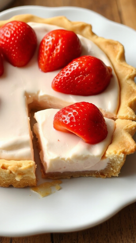 strawberry cream cheese pie