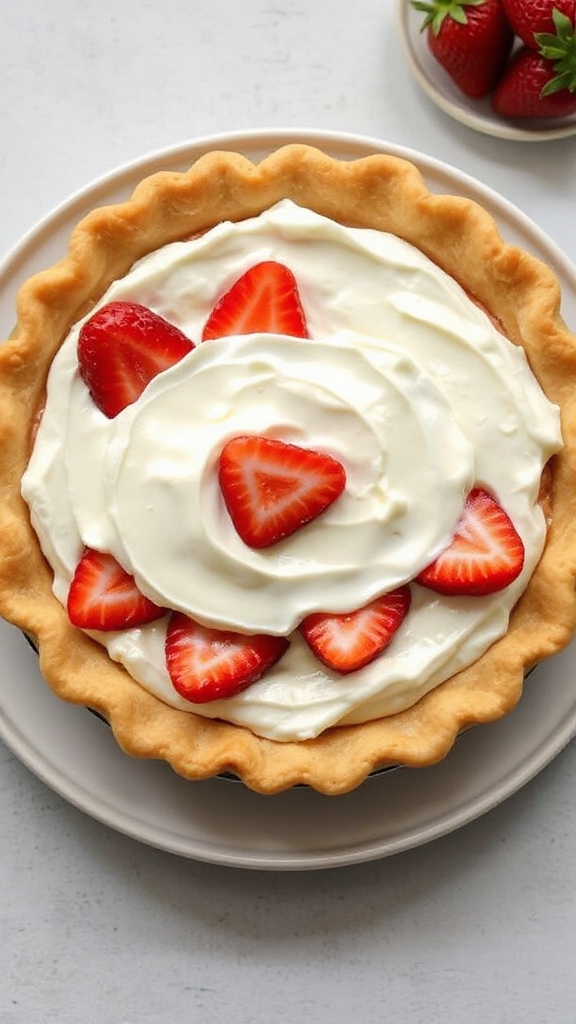 strawberry cream cheese pie