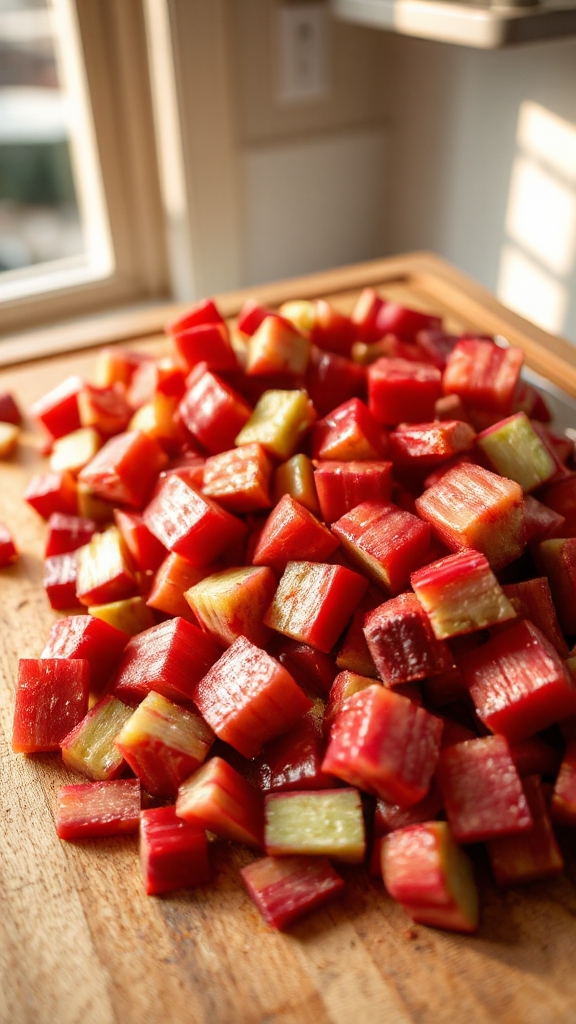 stringy rhubarb softening techniques