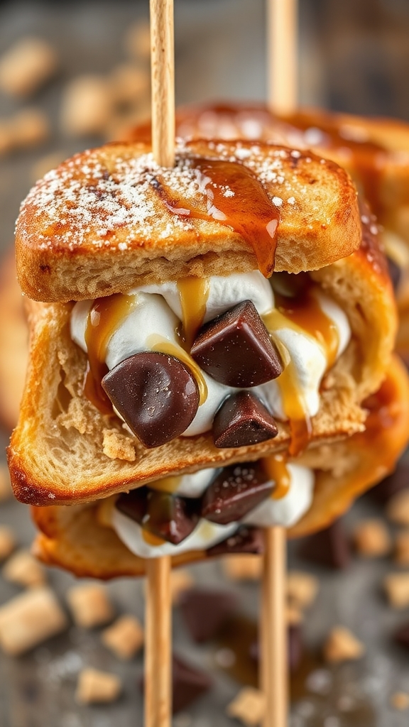 stuffed french toast skewers