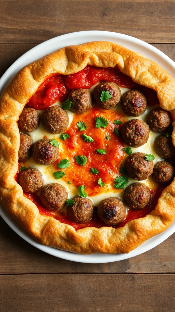 stuffed meatball cheese surprise