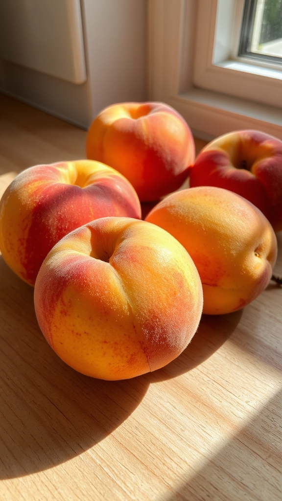 succulent sweet peach cake