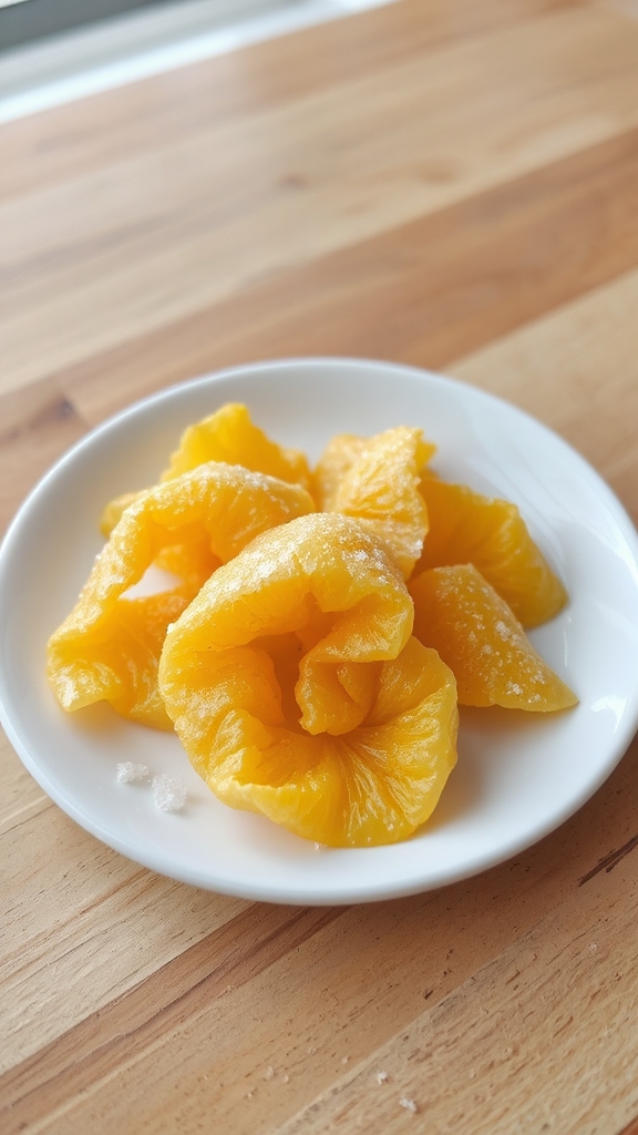 sugary citrus peel treat