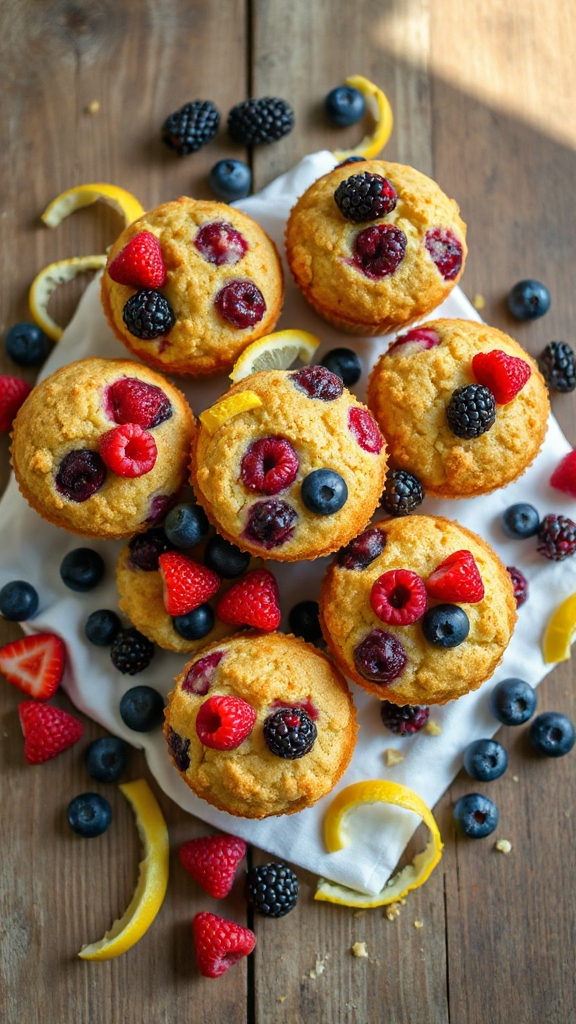 summer berry muffin innovations