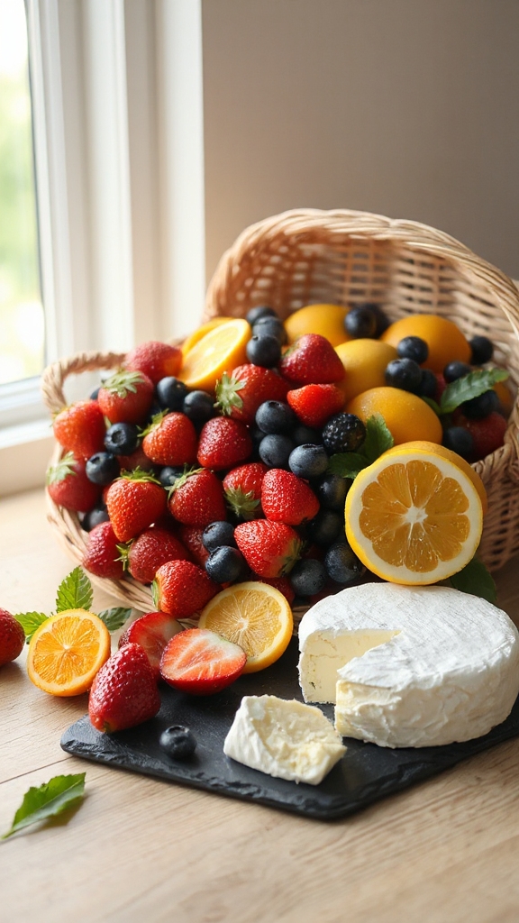 summer fruit cheese essentials