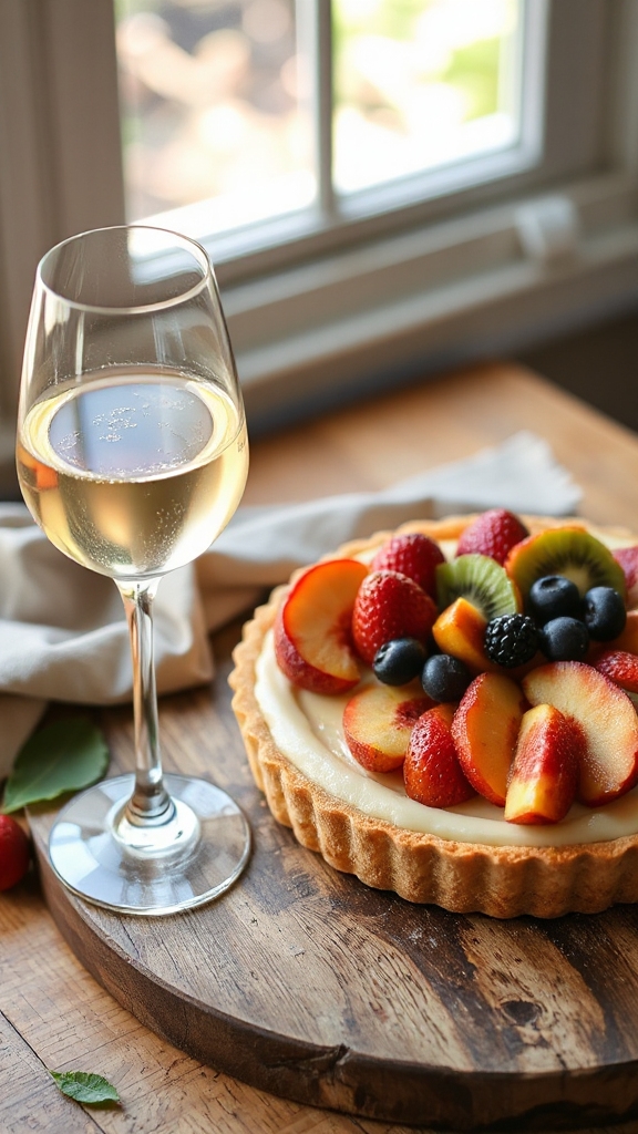 summer fruit tart pairings