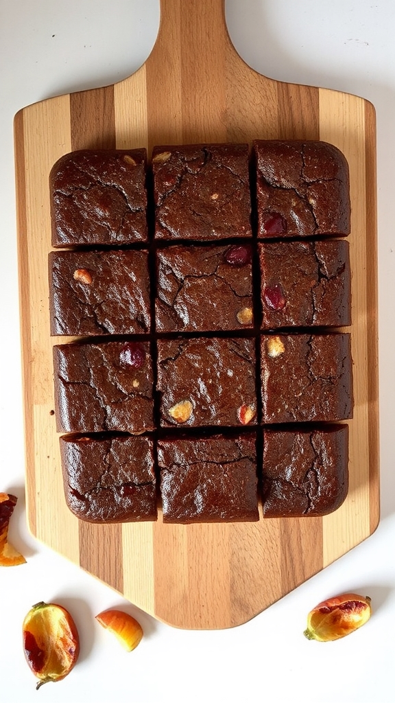 sustainable zero waste pulp brownies