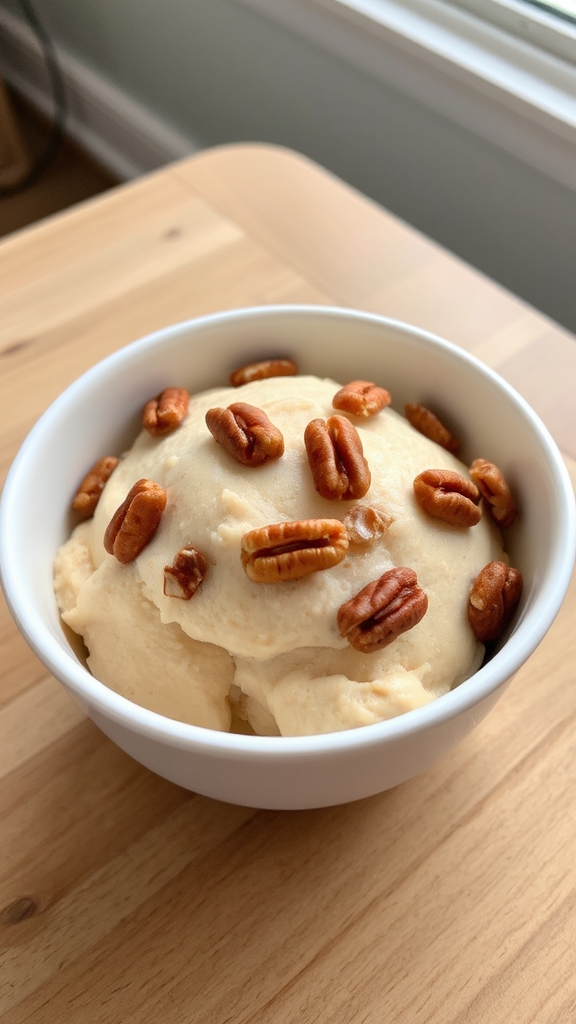sweet nutty frozen treat