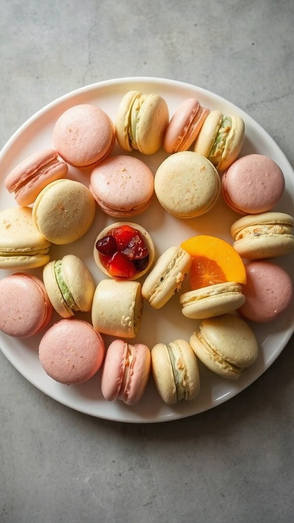 sweet savory brunch macarons