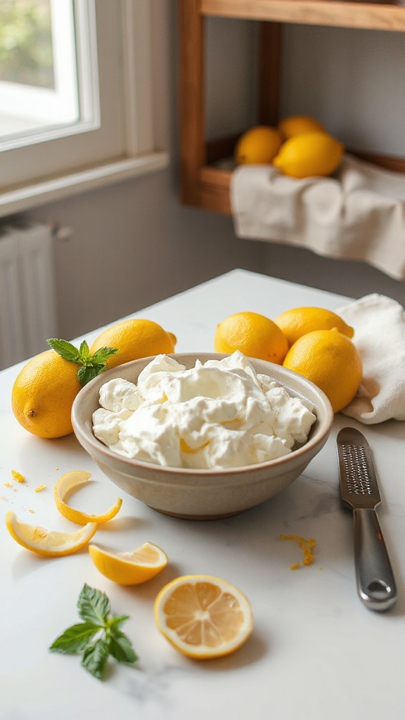 sweet zesty italian ricotta