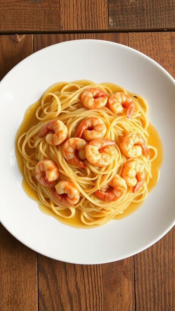 taffy infused shrimp scampi