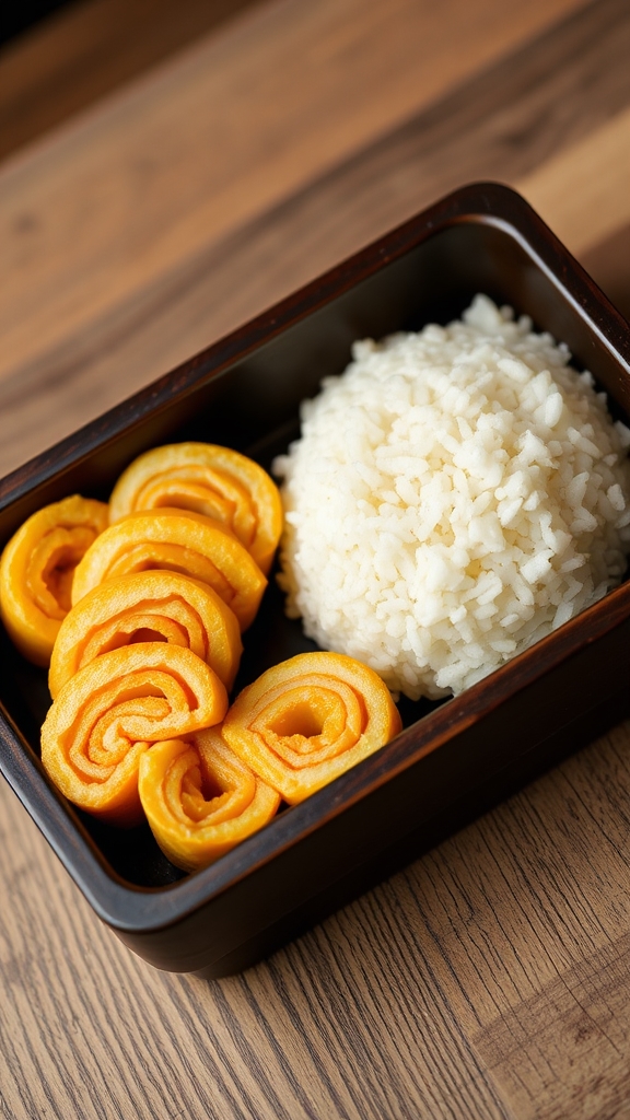tamagoyaki layered egg roll