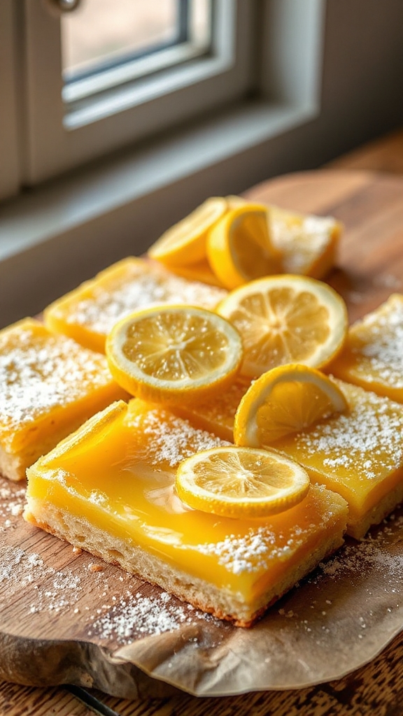 tangy california lemon shortbread