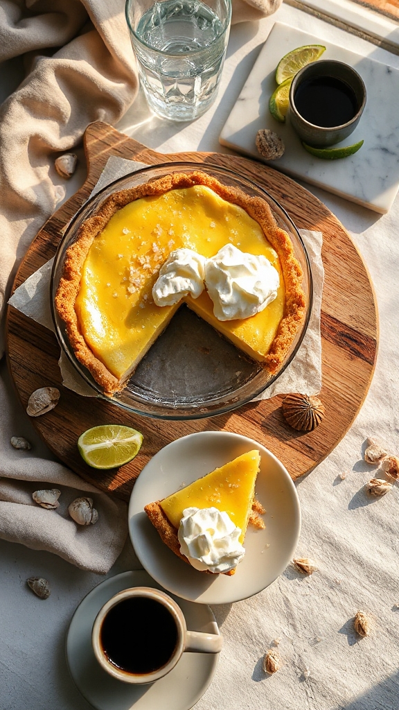 tangy citrus salty pie