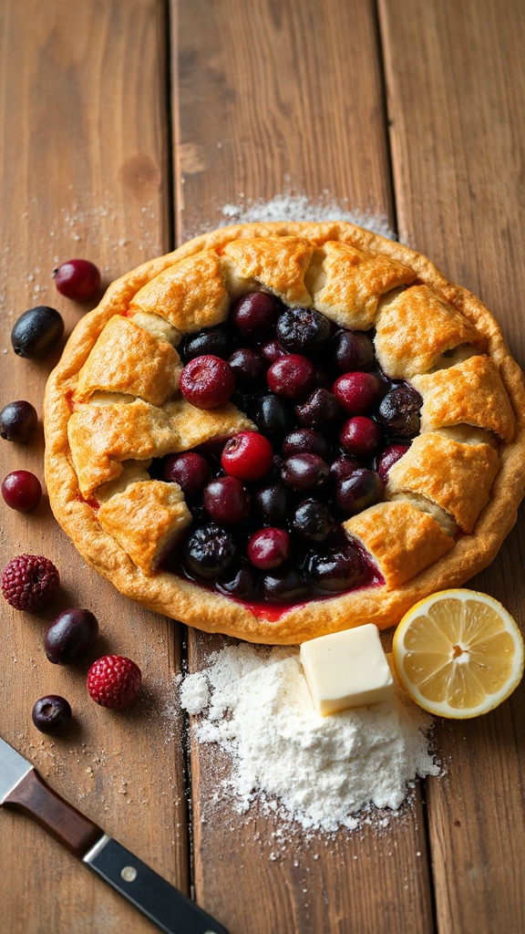 tart antioxidant juneberry pie