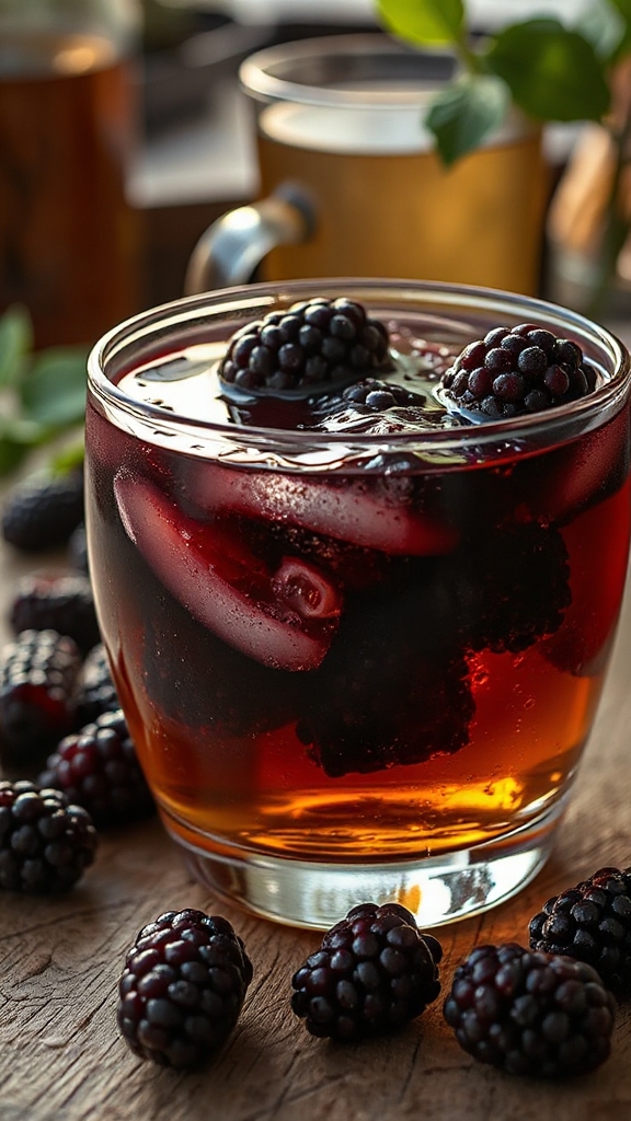 tart blackberry rum harmony