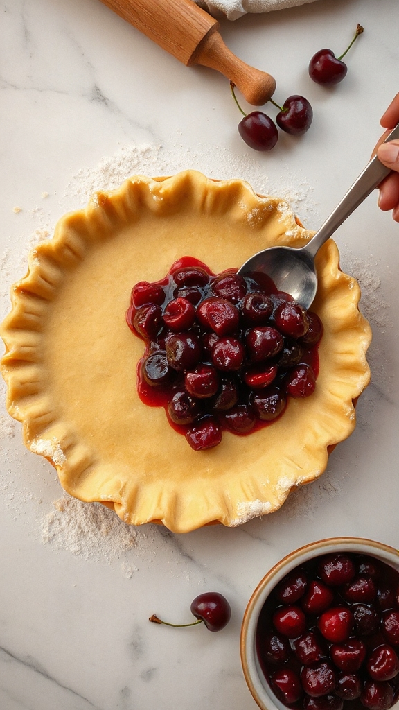 tart fluting and filling
