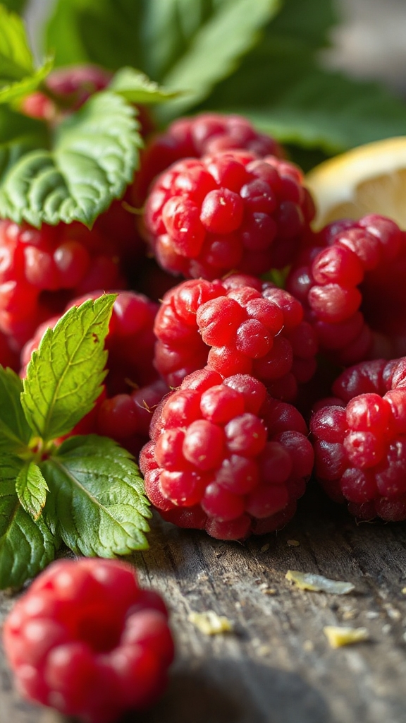 tart juicy antioxidant berries