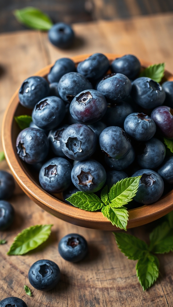 tart juicy blueberry cobbler