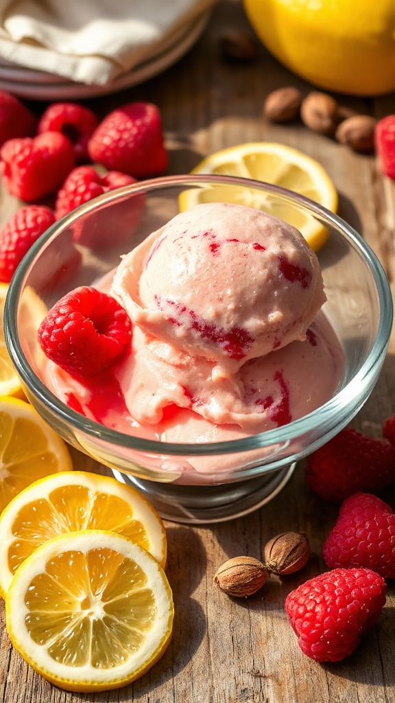 tart raspberry lemon spice