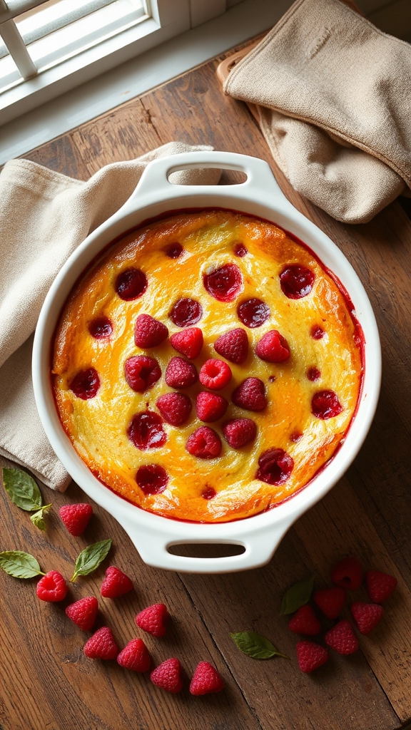 tart raspberry pudding variations