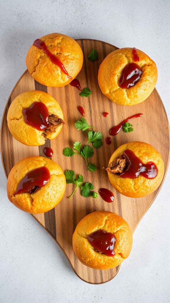 tennessee bbq pork corn muffins