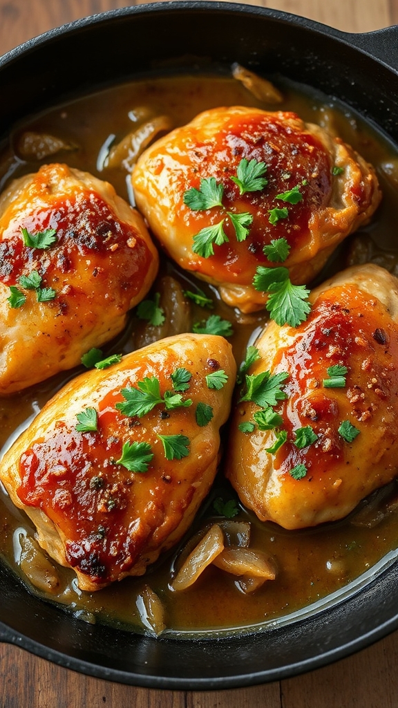 tennessee whiskey chicken skillet