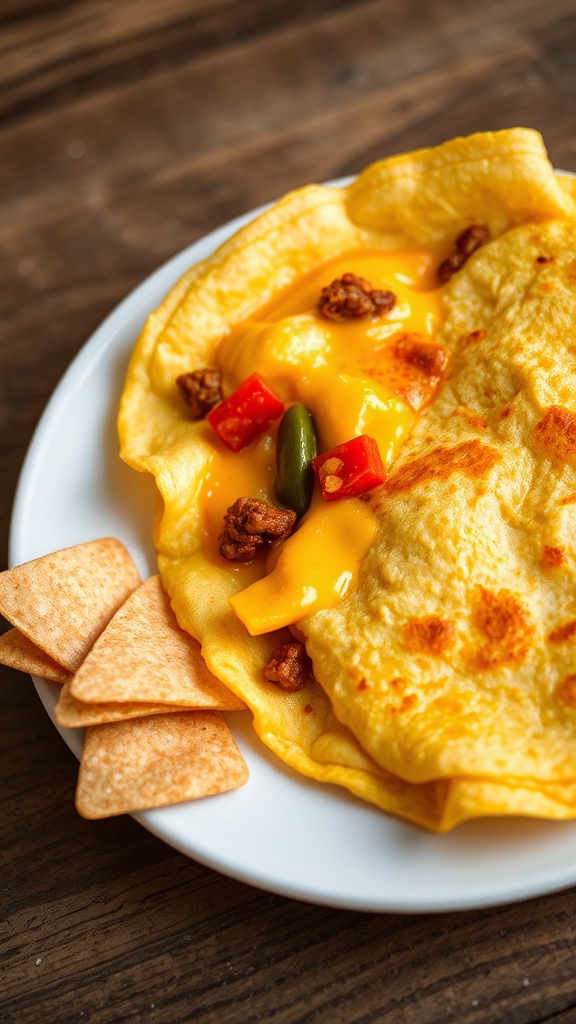 tex mex omelette fusion
