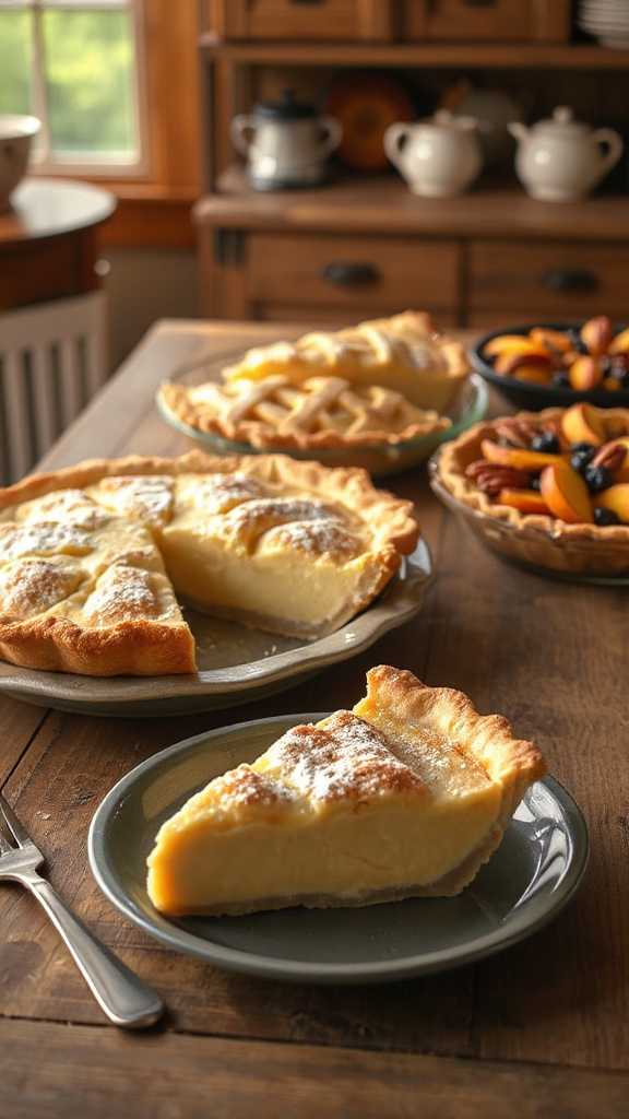 texan buttermilk pie fusion