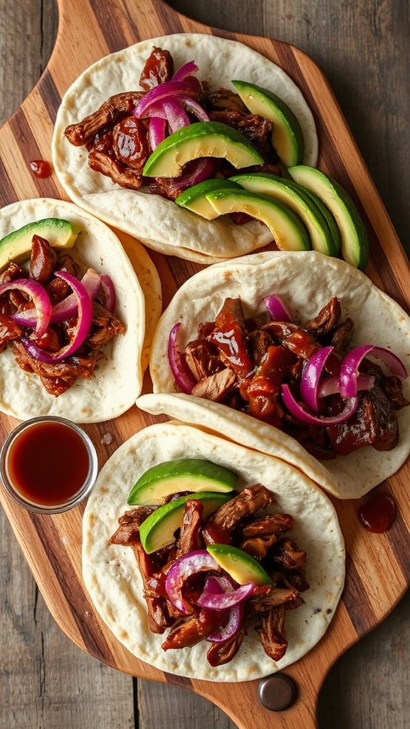 texas bbq brisket tacos