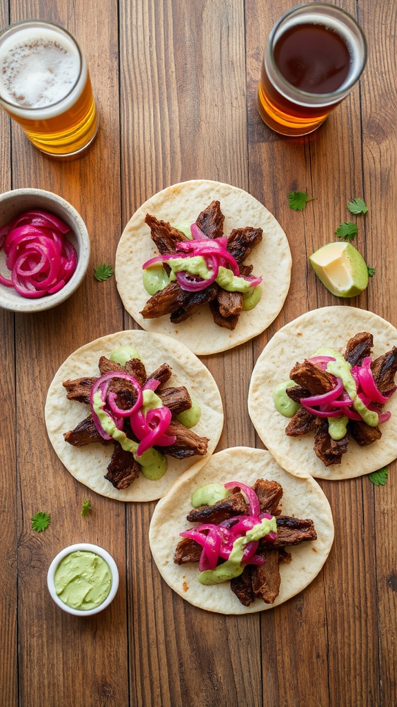 texas brisket tacos delight
