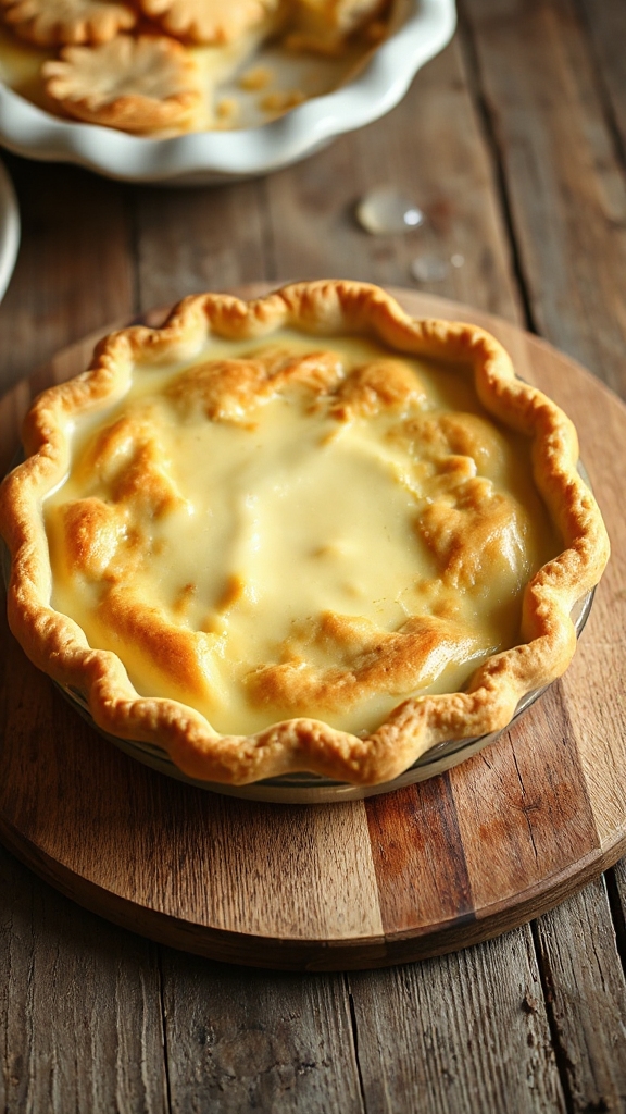 texas buttermilk custard pie