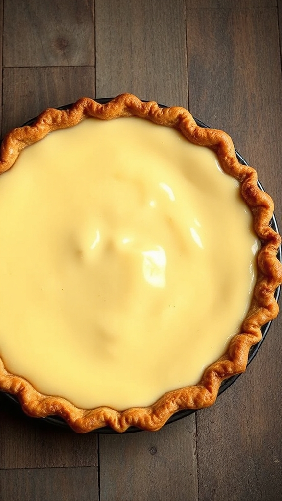 texas buttermilk custard pie