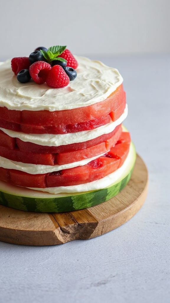 texas watermelon cake fruit