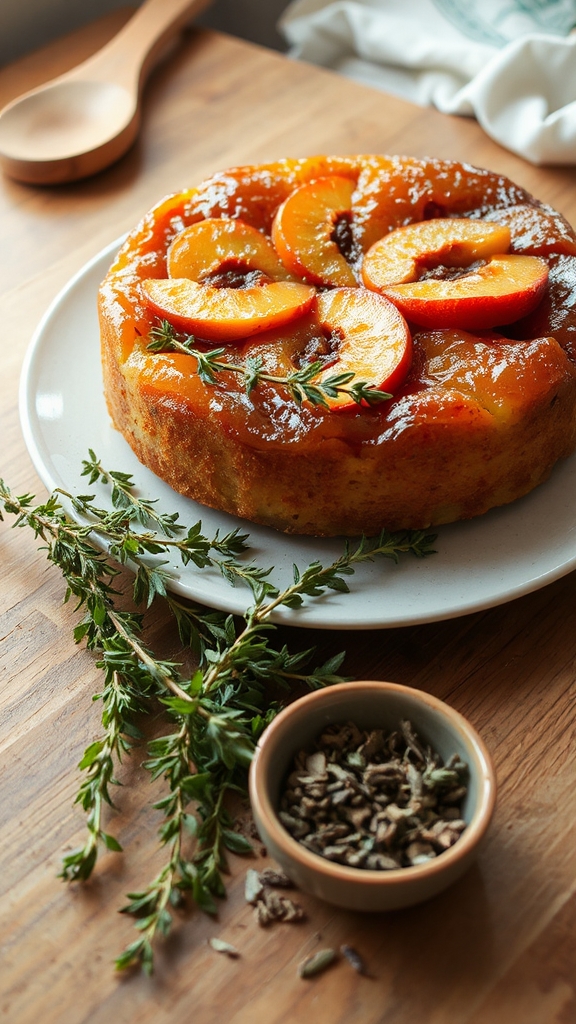 thyme infused dessert variations