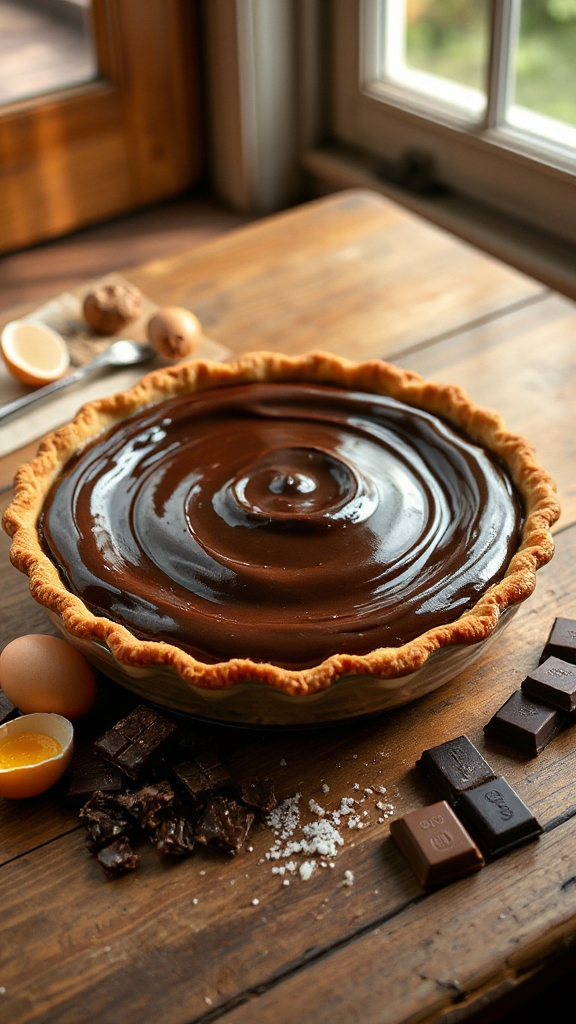 timeless southern chocolate pie
