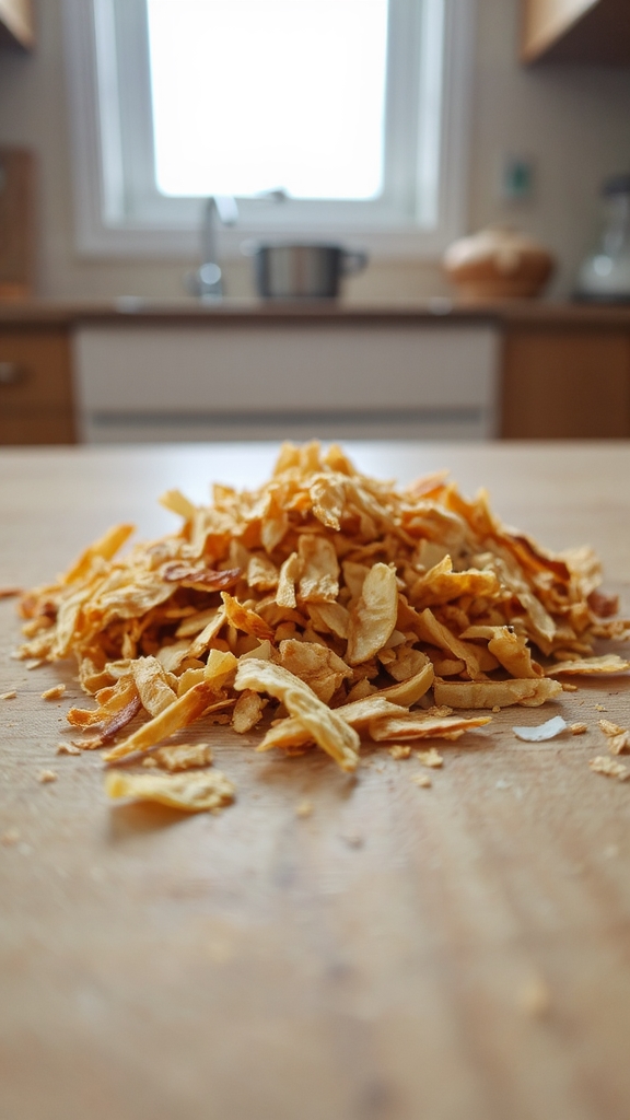 toasted coconut enhances dessert