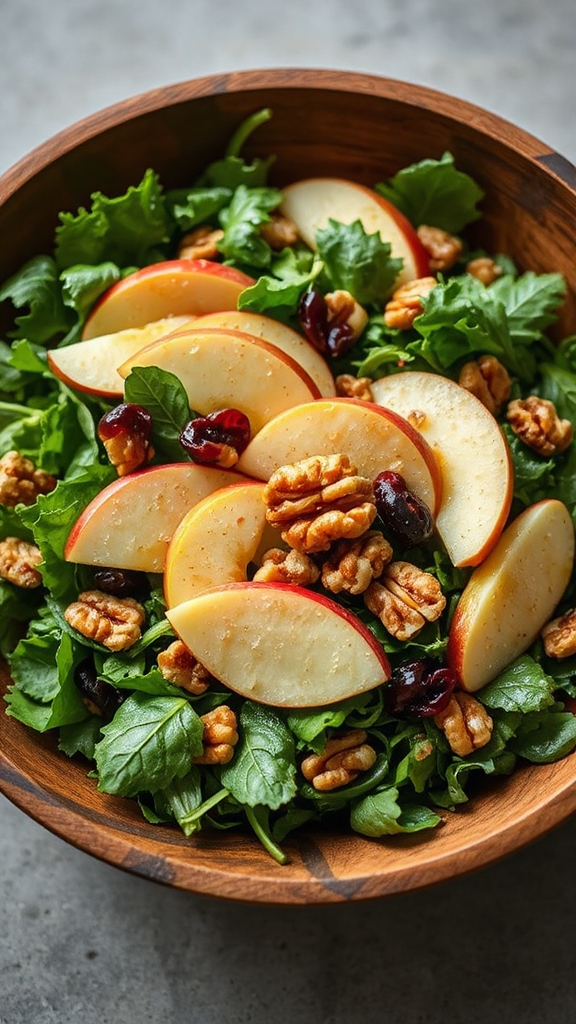 toasted walnuts apple vinaigrette
