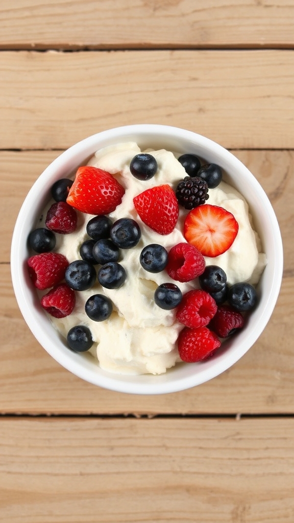 traditional fluffy alaskan ice cream