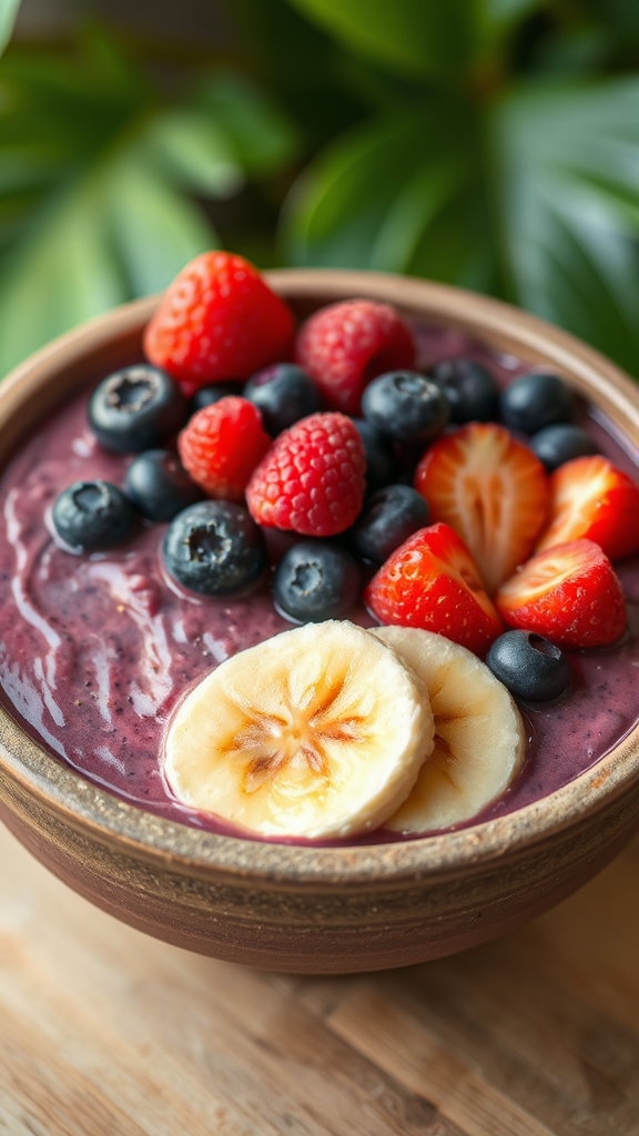 tropical acai bowl delight