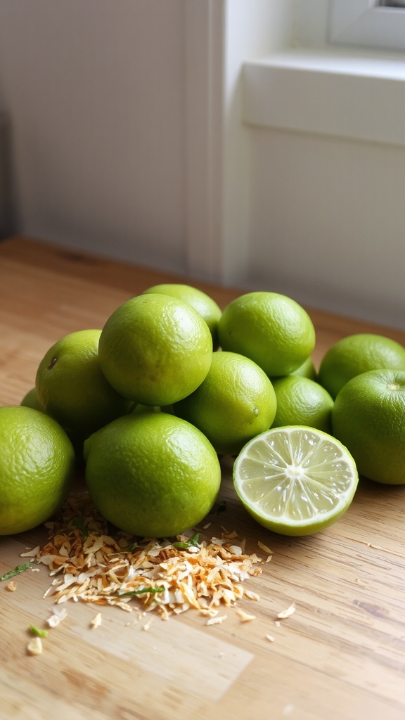 tropical key lime desserts