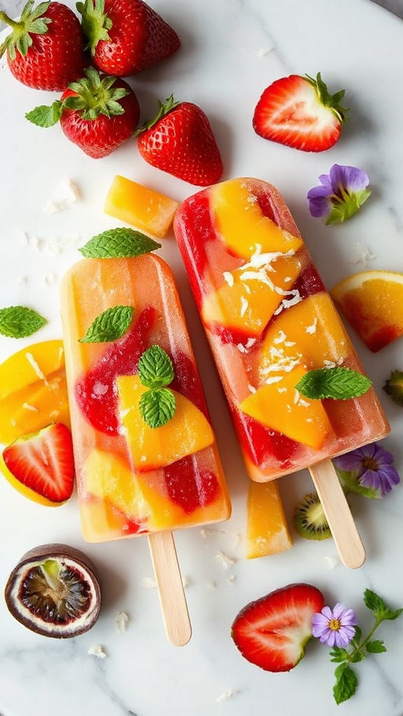 tropical pineapple mango escapes