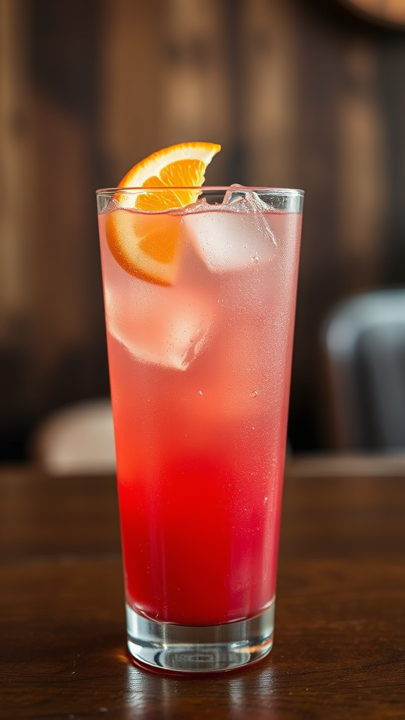 tropical rum pineapple cocktail