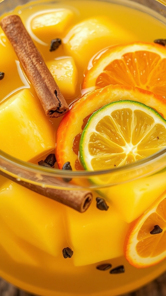 tropical spiced fruit punch